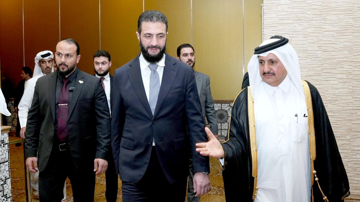 الشرع يدعو رجال الأعمال القطريين للاستثمار في سورية