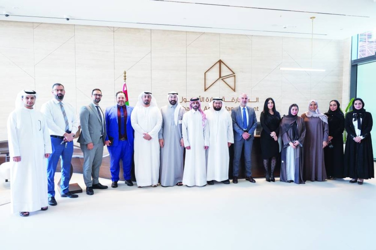 استقبلت شركة الشارقة لإدارة الأصول، الذراع الاستثمارية لحكومة الشارقة، وفداً من مؤسسة عقارات عجمان (عقار)،